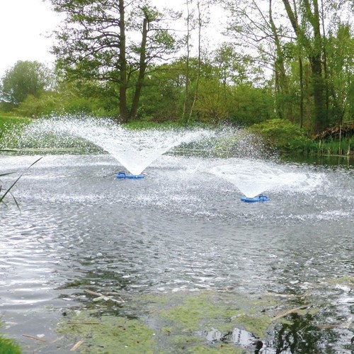 Floating pond fountains - floating,