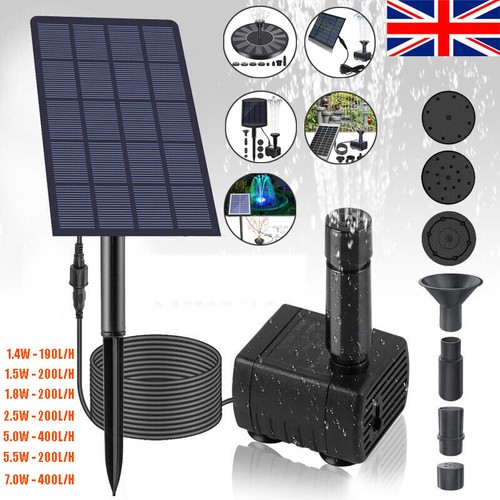 Solar panel powered - powered, pump