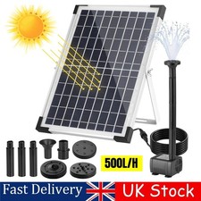 500L/H Solar Panel Powered