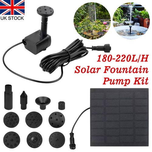 Solar panel powered water - powered,