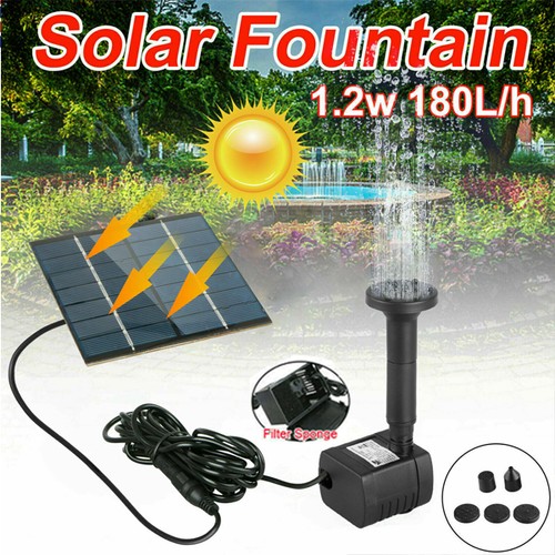 Solar panel powered - solar, water