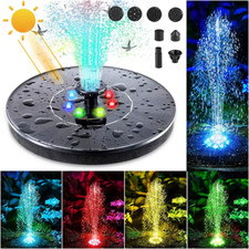 Solar Panel Powered Fountain