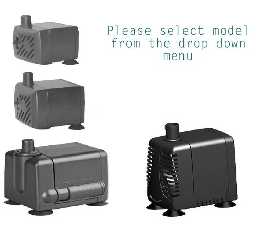 Submersible water pump - water, fish
